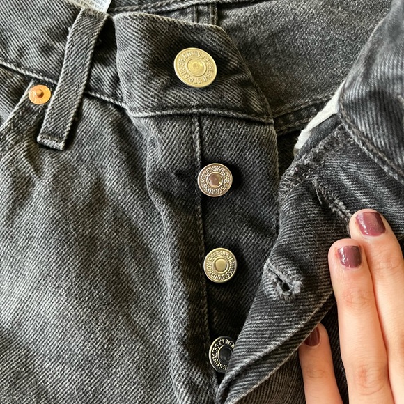 Signature by Levi Strauss Black Straight Leg Pants - Picture 4 of 6